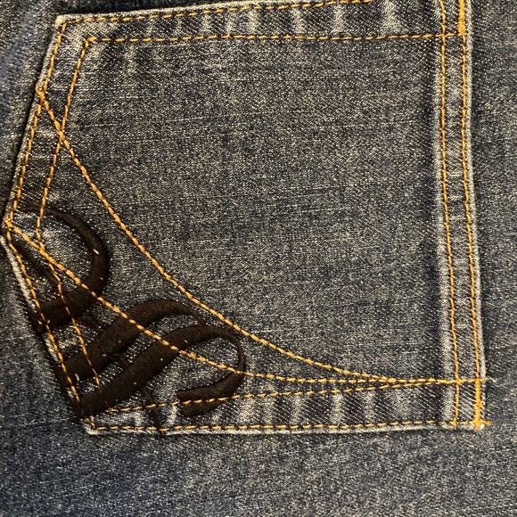 SOFT! Gently worn, straight-leg, cuffed Randolph Duke SPIRITED Jeans! Size 12 - Picture 10 of 13